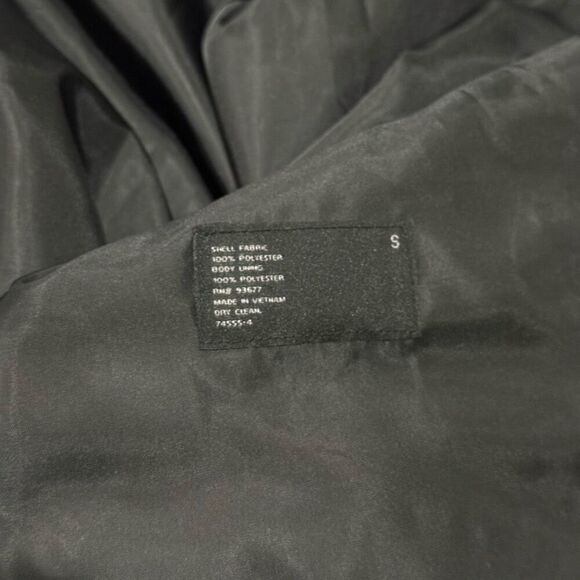 JF J. Ferrar Black 5 Button Satin Tuxedo Suit Dress Vest Slim Fit Men’s Small - Picture 4 of 4